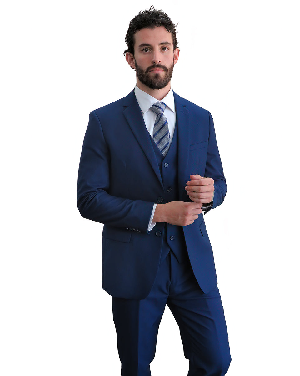 Gianni 4040 Blue Modern - 2 Piece Suit