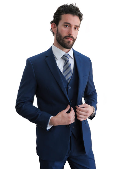 Gianni 4040 Blue Modern - 2 Piece Suit
