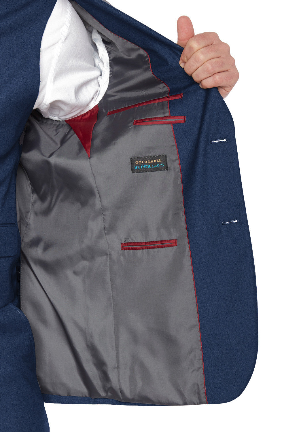 Gianni 4030 Navy - Modern 3 Piece Suit