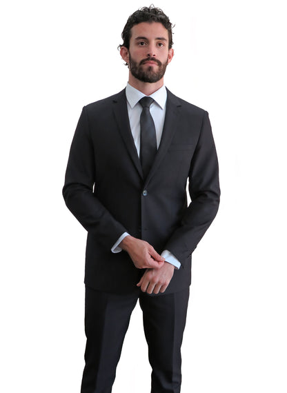Gianni 4040 Black - Modern 2 Piece Suit