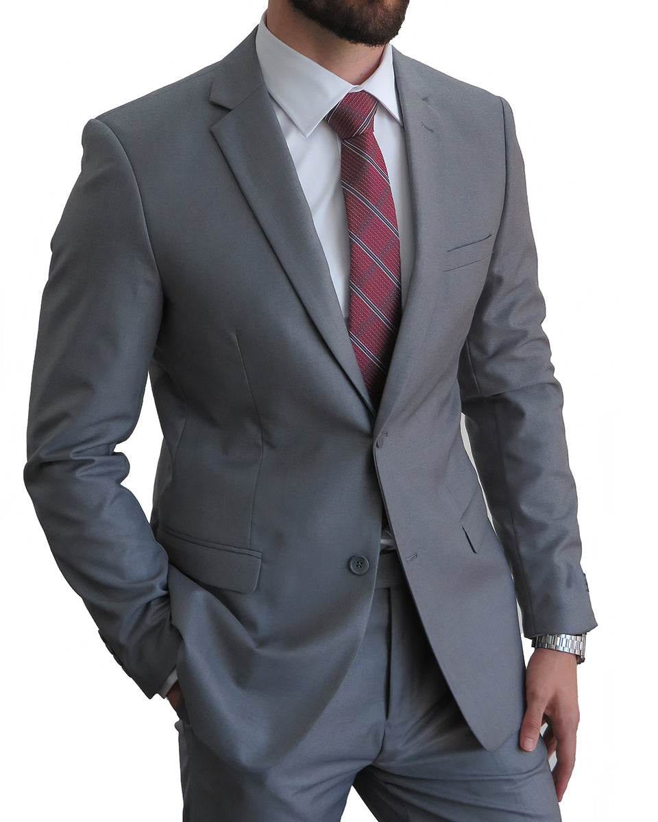 Gianni 4040 Grey Modern - 2 Piece Suit