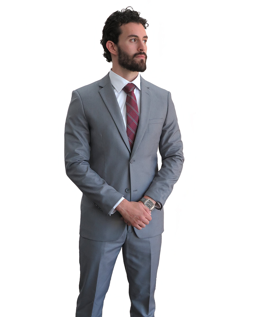 Gianni 4040 Grey Modern - 2 Piece Suit