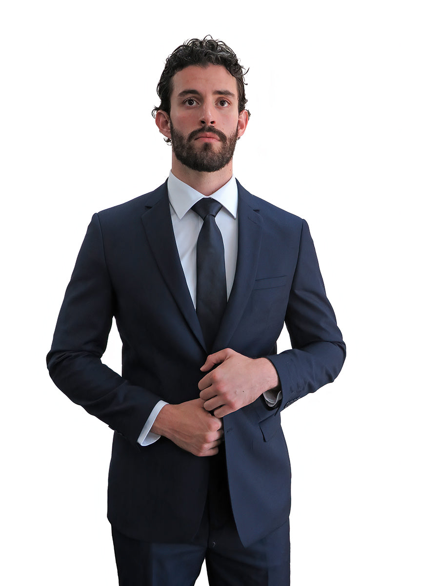 Gianni 4040 Navy - Modern 2 Piece Suit