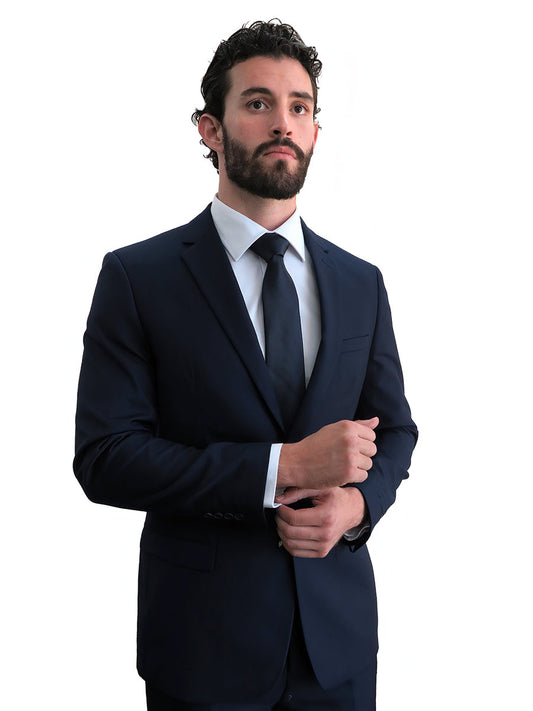 Gianni 4040 Navy - Modern 2 Piece Suit