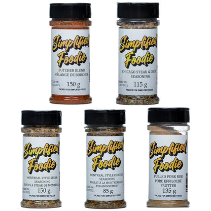 BBQ Seasoning 5 Spice Kit