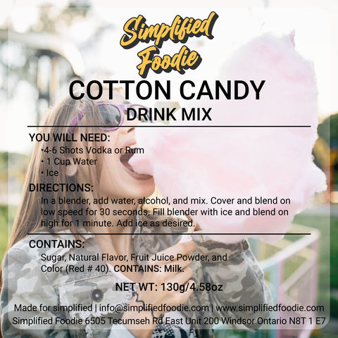 COTTON CANDY DRINK MIX