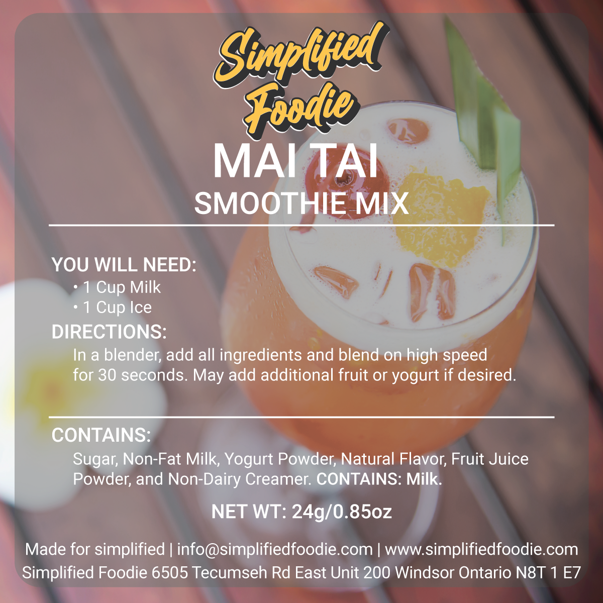 MAI TAI SMOOTHIE MIX