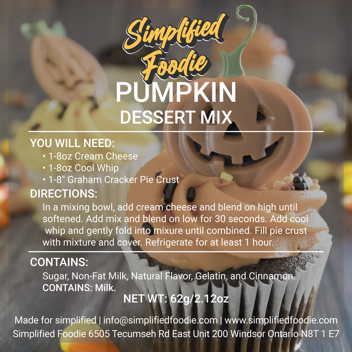 PUMPKIN DESSERT MIX