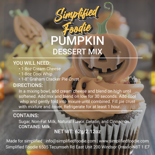 PUMPKIN DESSERT MIX