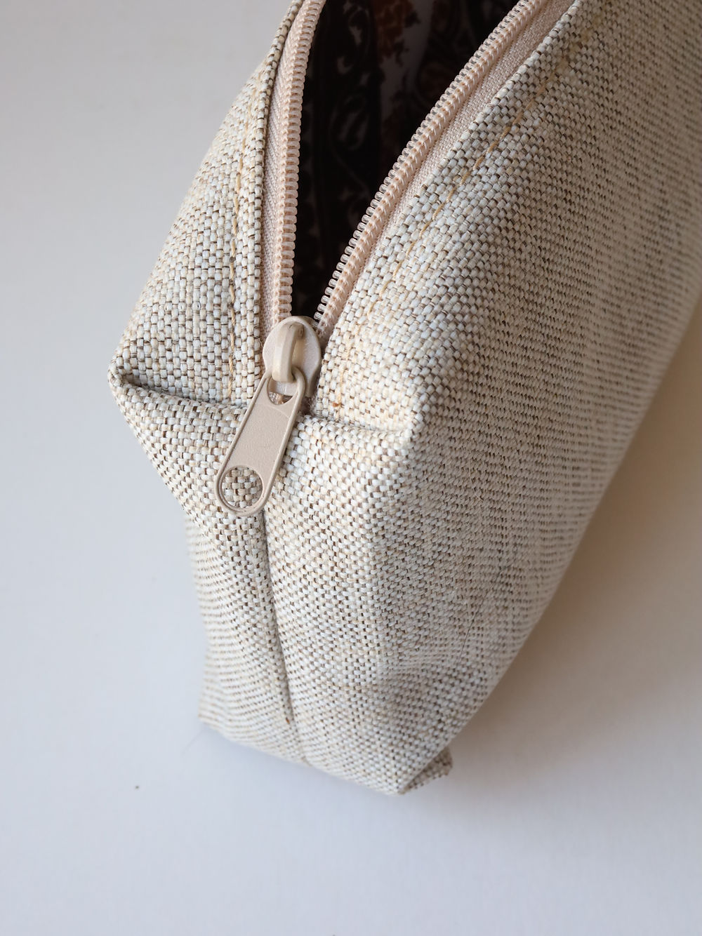 LORNA Makeup Bag - White Sand