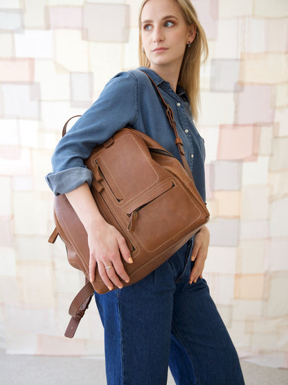 GORDON Backpack - Capuccino