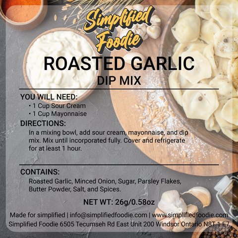 ROASTED GARLIC DIP MIX