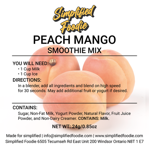 PEACH MANGO SMOOTHIE MIX