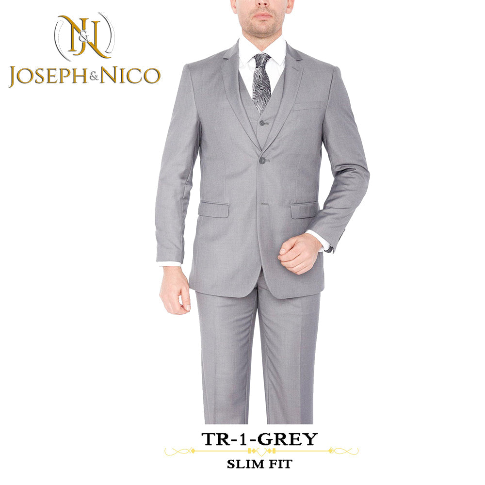 Joseph and Nico Suit - Grey Slim fit