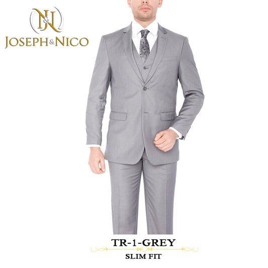 Joseph and Nico Suit - Grey Slim fit