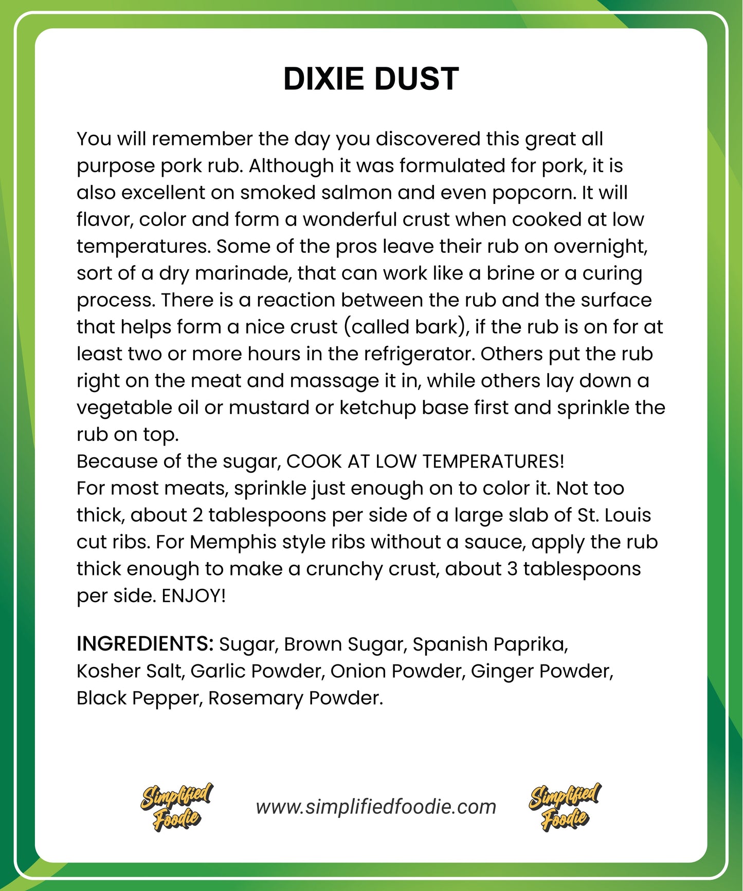 DIXIE-DUST
