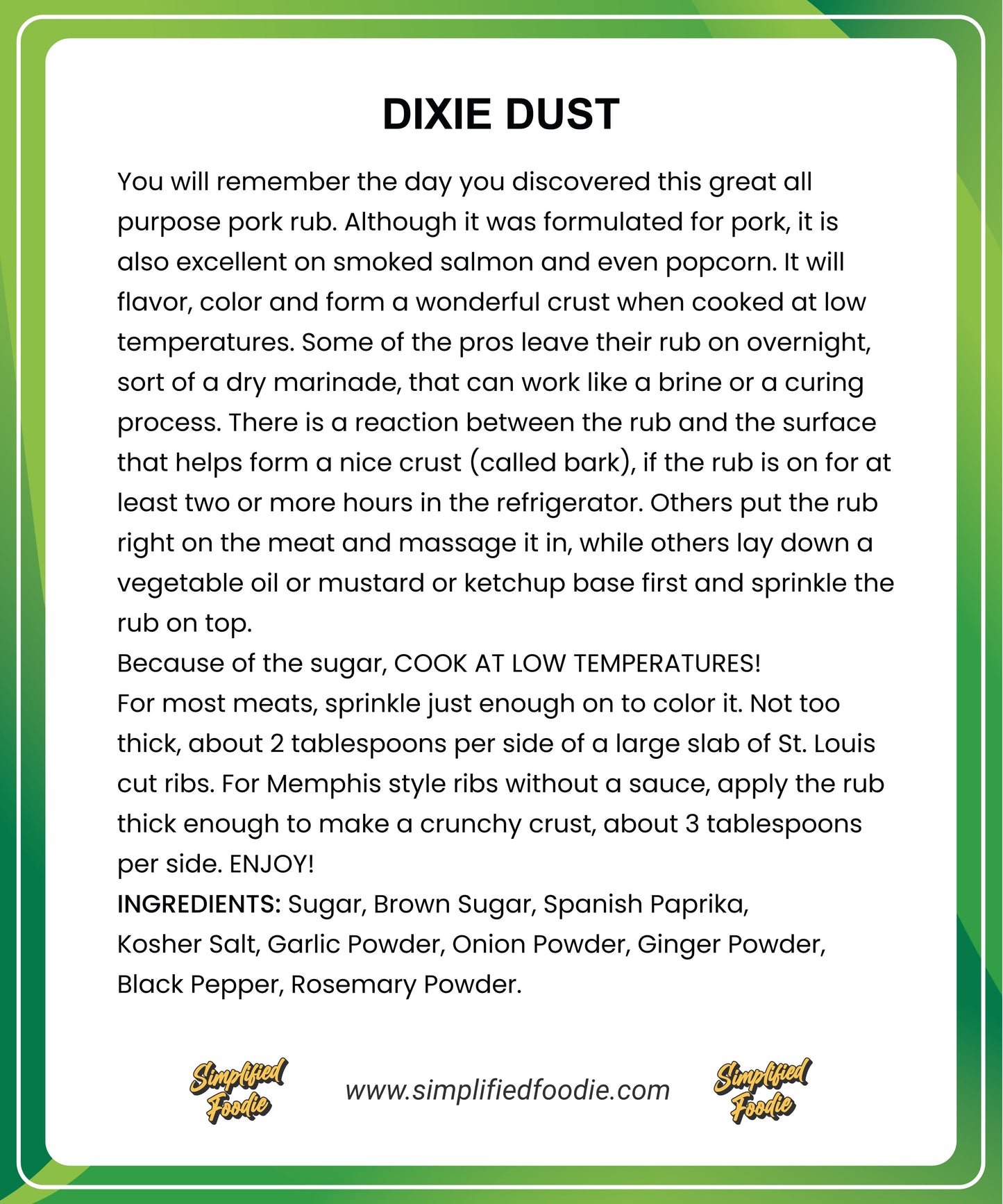 DIXIE-DUST