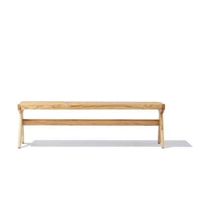 Célia Bench - Ash & Natural Rattan - GFURN