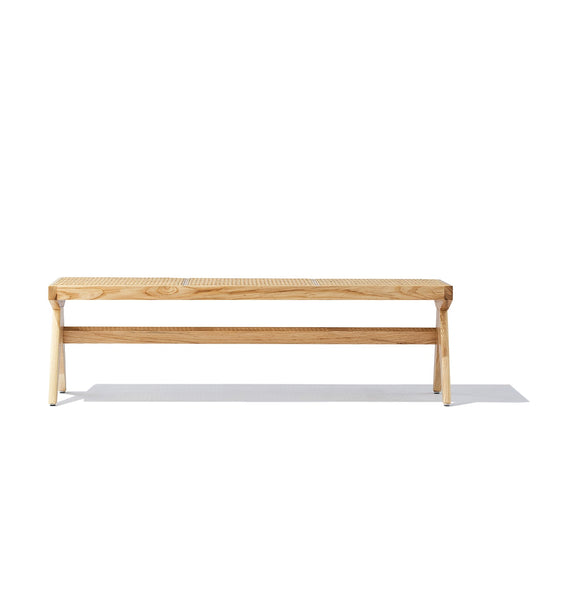 Célia Bench - Ash & Natural Rattan - GFURN