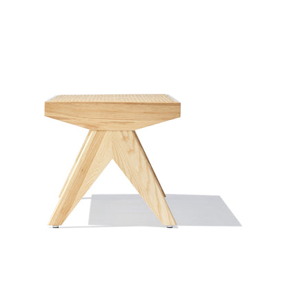 Célia Bench - Ash & Natural Rattan - GFURN