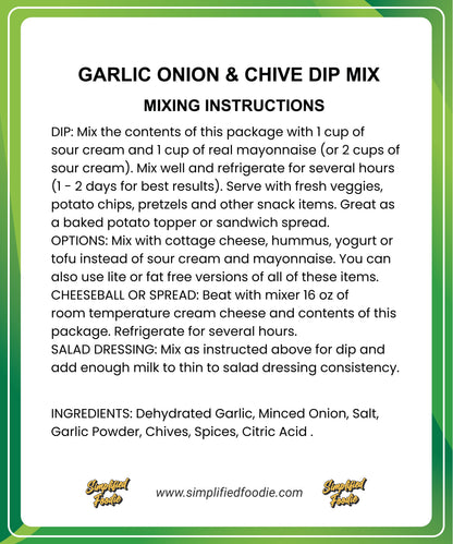 Garlic-Onion Chive