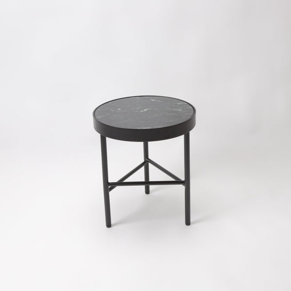 Kali Side Table - Dark Green Marble Top