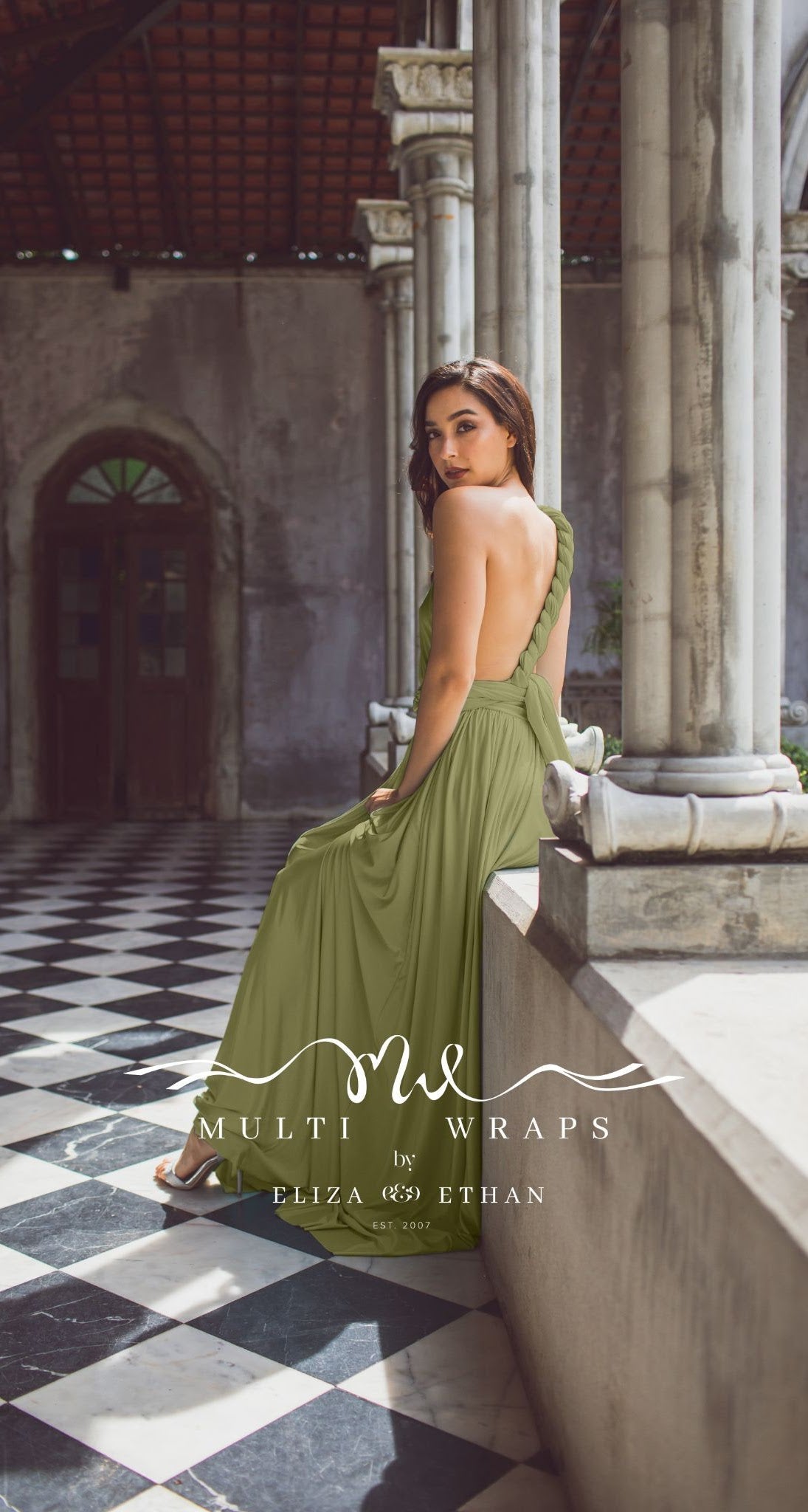 Wrap Dress - Loden