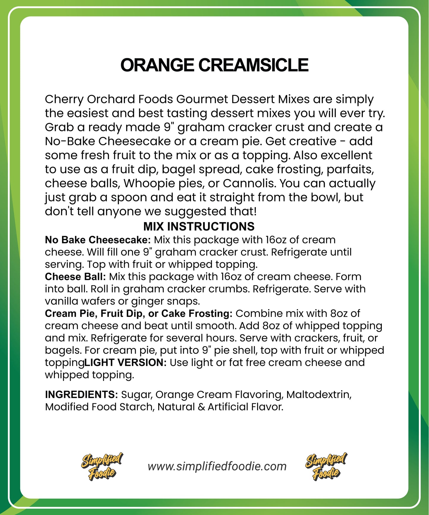 Orange Creamsicle