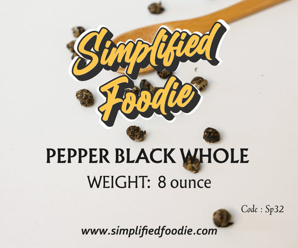 Pepper Black Whole 125g