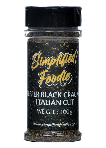 Pepper Black Crack Italian Cut 100g