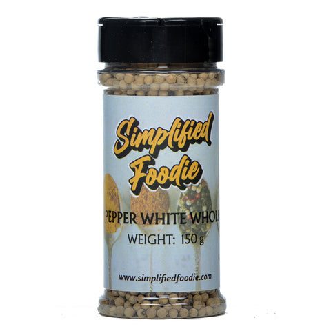 Pepper White Whole 150g