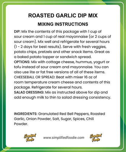 Roasted Garlic & Pepper