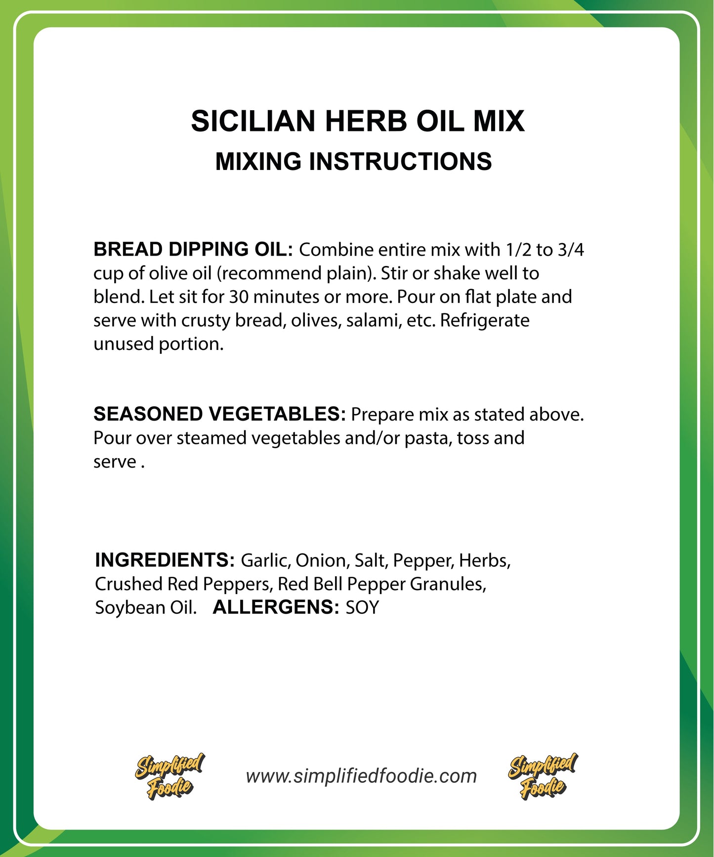 SICILIAN-HERB