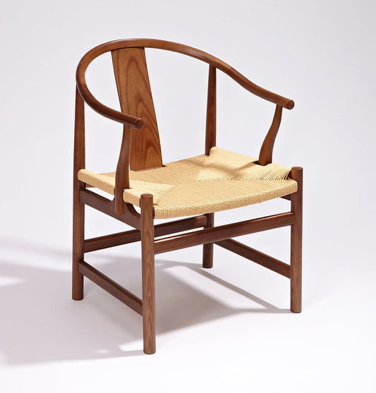 Edit Lounge Chair - Walnut & Natural Cord - GFURN