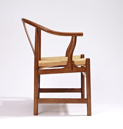 Edit Lounge Chair - Walnut & Natural Cord - GFURN