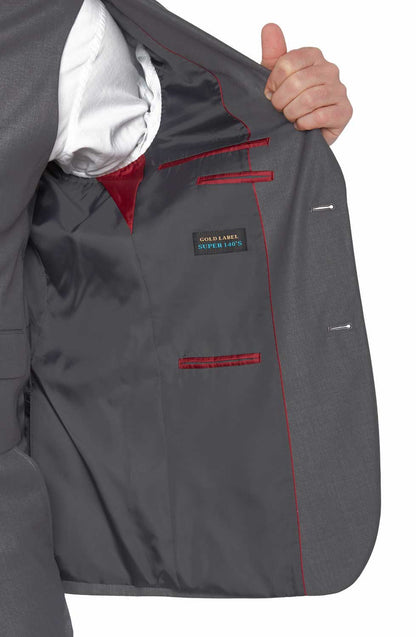 Gianni 4030 Charcoal - Modern 3 Piece Suit