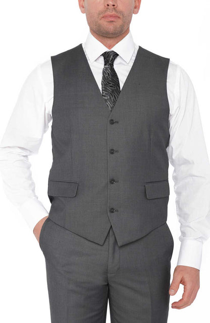 Gianni 4030 Charcoal - Modern 3 Piece Suit
