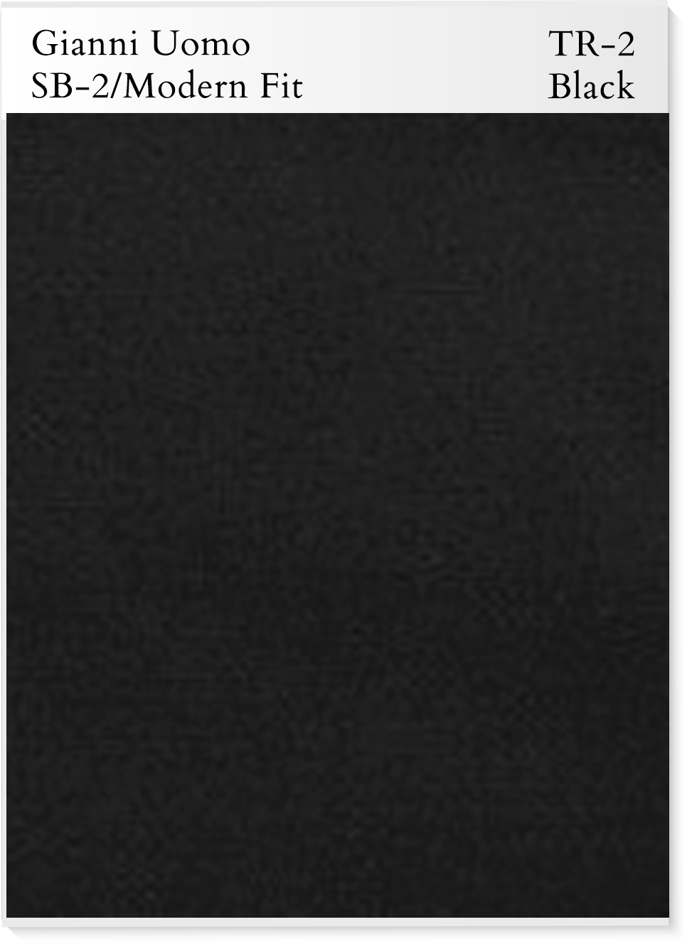 Gianni 4040 Black - Modern 2 Piece Suit