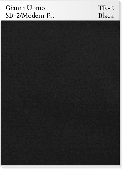 Gianni 4040 Black - Modern 2 Piece Suit