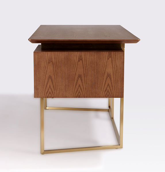 Frej Modern Desk - Walnut - GFURN