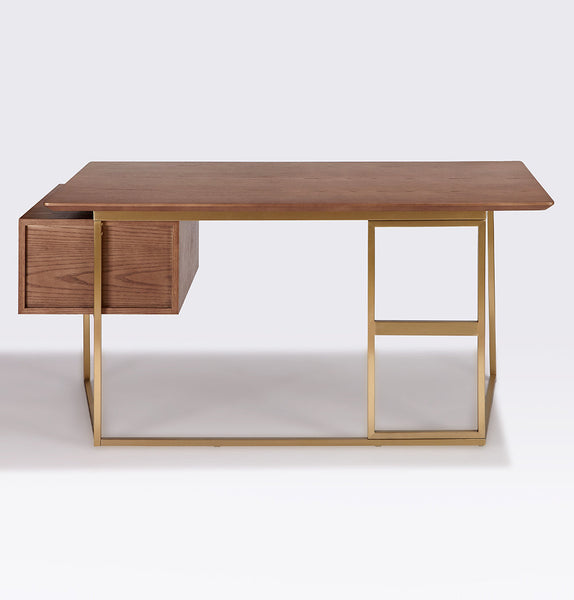 Frej Modern Desk - Walnut - GFURN