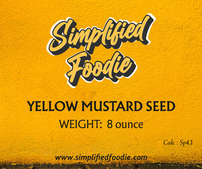 Yellow Mustard Seeds 150g