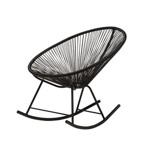 Acapulco Indoor/Outdoor Rocking Chair - Black