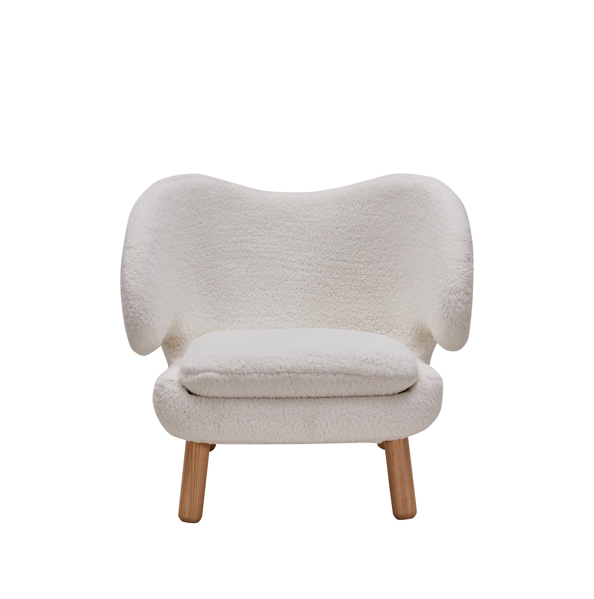 Zoey Accent Chair - White Sherpa