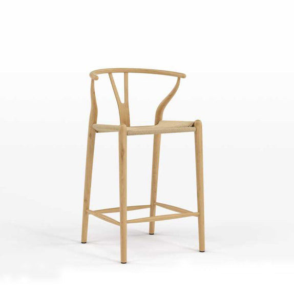 Dagmar Counter Stool - Ash & Natural Cord