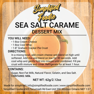 SEA SALT CARAME DESSERT MIX