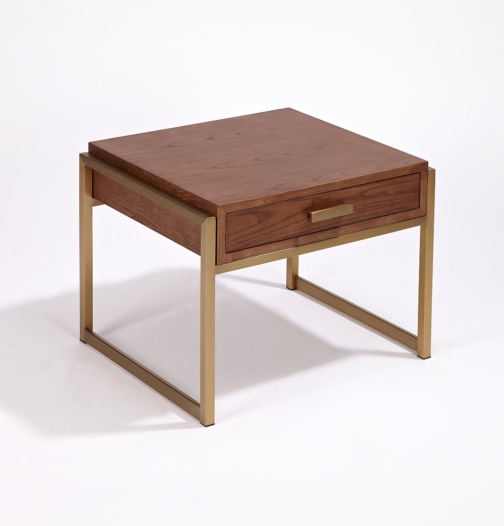 Heidi Nightstand/Bedside Table - Walnut