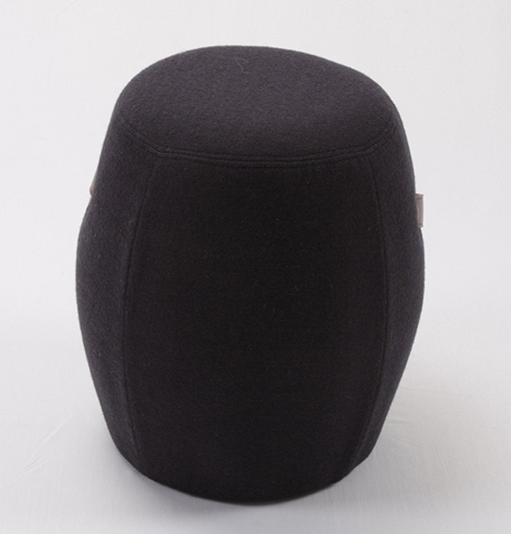 Kiley Handmade Pouf/Stool - Darkish