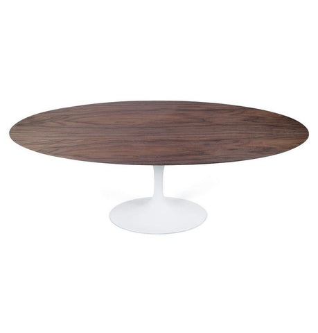 Maisie Dining Table - Oval 168cm - Walnut Top
