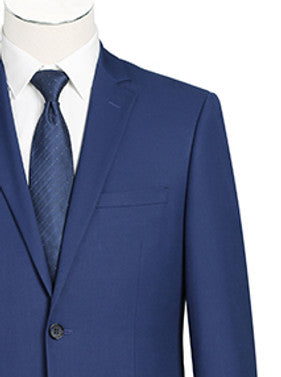 NEW ROYAL SLATE BLUE Slim Fit 2 Pc Suit